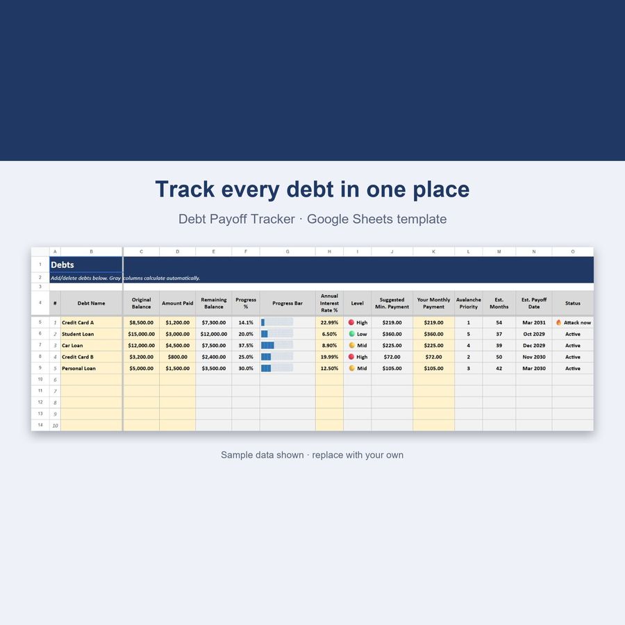 Debt Payoff Tracker