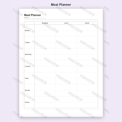 Meal Planner