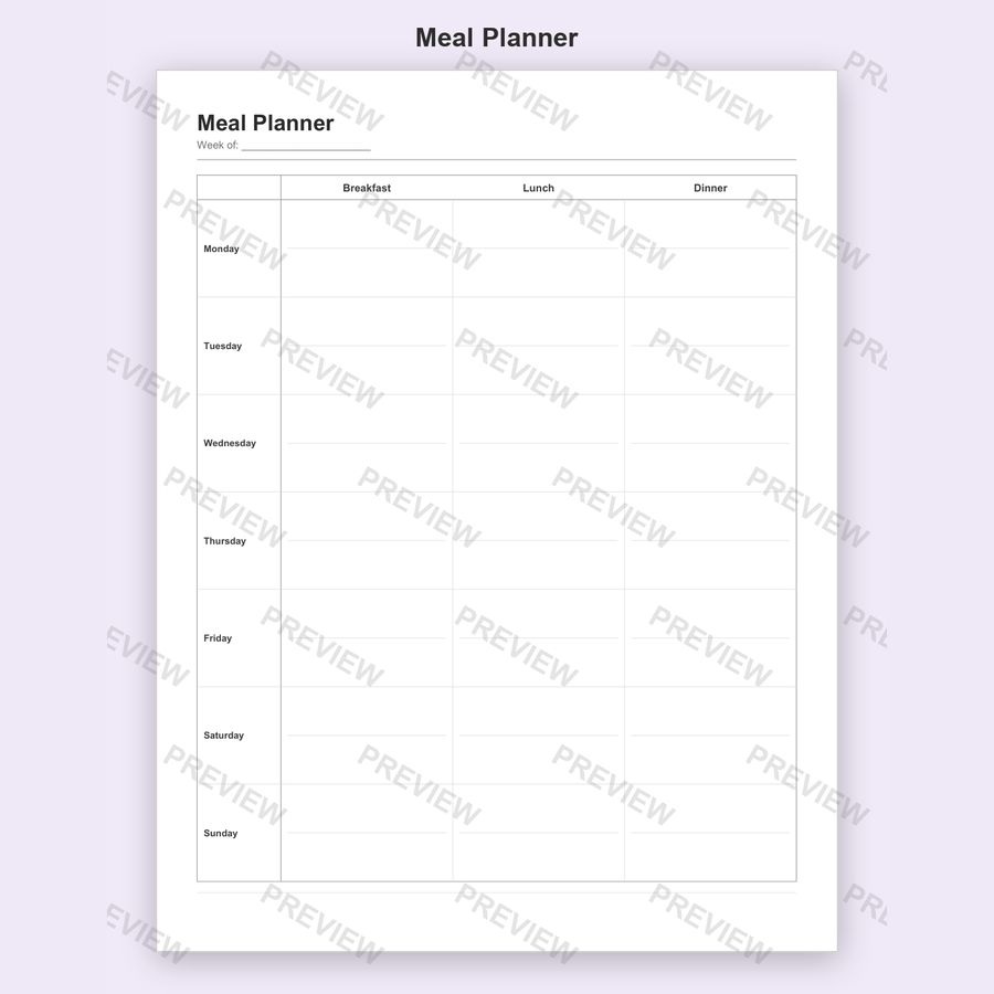 Meal Planner