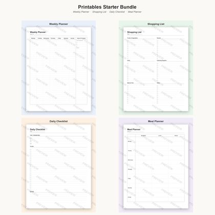 Printables Starter Bundle